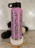 Laser Engraved Knitting Pattern 40 Oz Water Bottle